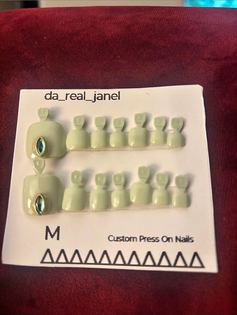da_real_janel Green & Gold Medium NWT